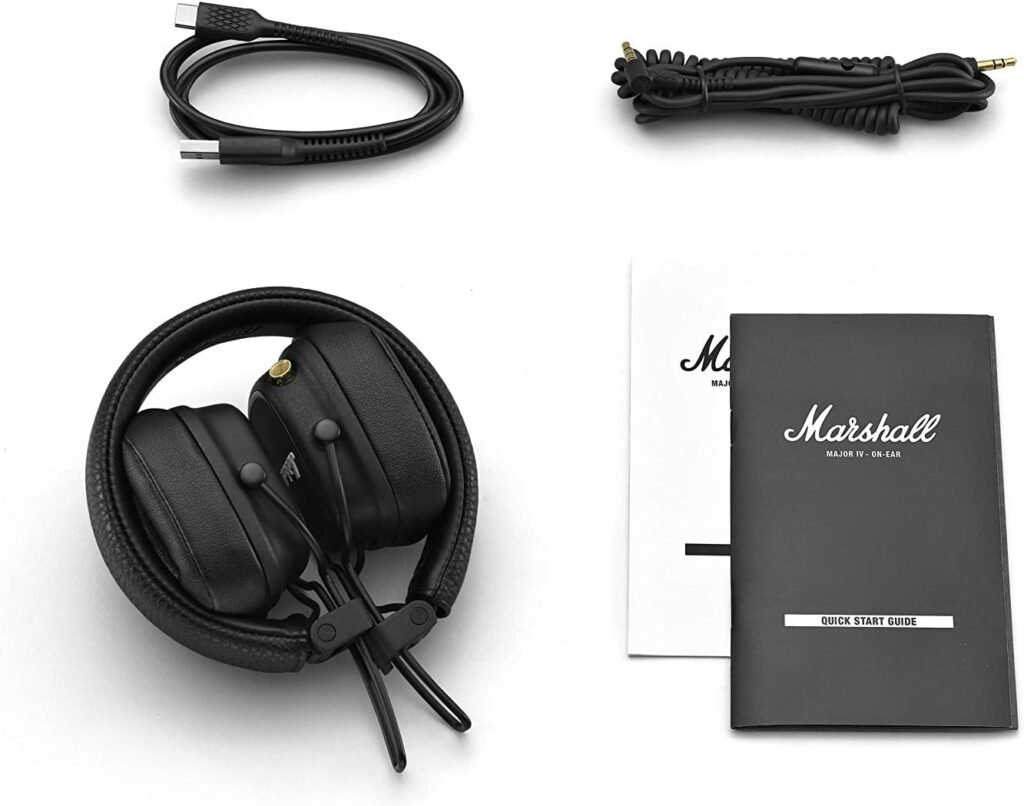 Marshall Major IV On-Ear Bluetooth Headphone, Black