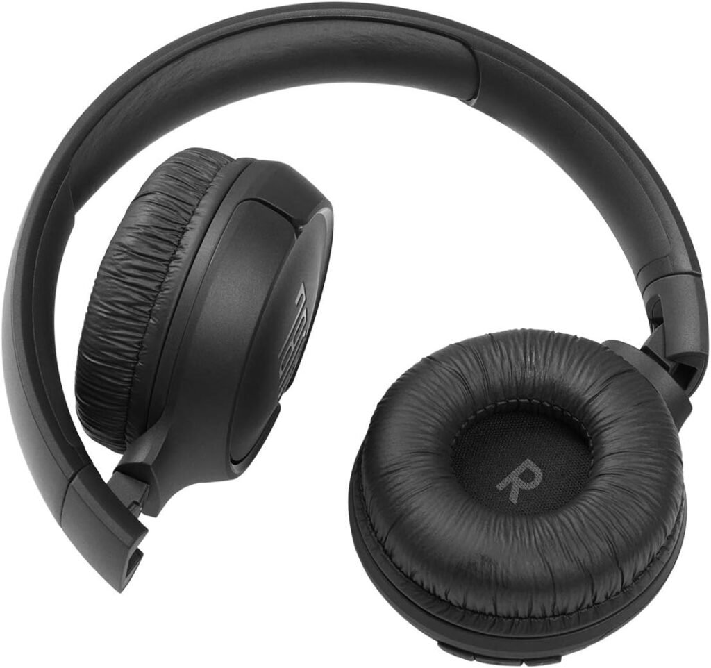 JBL Tune 510BT: Wireless On-Ear Headphones with Purebass Sound - Black